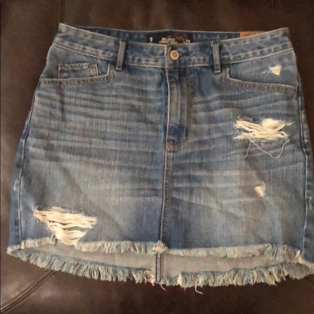 Hollister High Rise 5 Pocket Mini Skirt Size 9